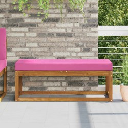 Coussin de Siège d'Extérieur Rose 111,5 x 40 x 8 cm 532585532585
