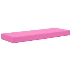 Coussin de Siège d'Extérieur Rose 111,5 x 40 x 8 cm 532585532585