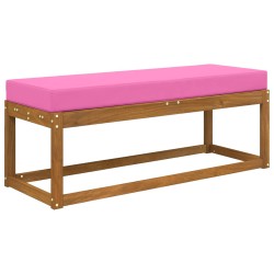 Coussin de Siège d'Extérieur Rose 111,5 x 40 x 8 cm 532585532585
