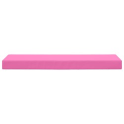 Coussin de Siège d'Extérieur Rose 111,5 x 40 x 8 cm 532585532585