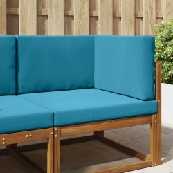 Coussin de canapé d'extérieur 3 pcs Bleu royal Polyester 532599532599