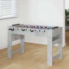 Table de Foosball Gris Béton 125 x 60,5 x 80 cm 532600532600