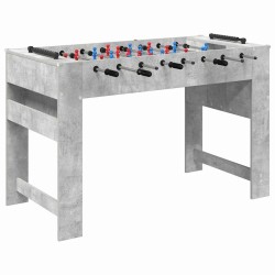 Table de Foosball Gris Béton 125 x 60,5 x 80 cm 532600532600