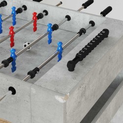Table de Foosball Gris Béton 125 x 60,5 x 80 cm 532600532600