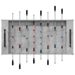 Table de Foosball Gris Béton 125 x 60,5 x 80 cm 532600532600