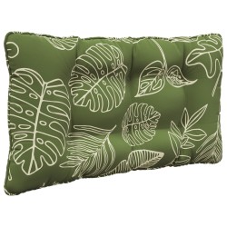 Coussin de canapé d'extérieur 2 pcs Modèle feuille Polyester 532602532602