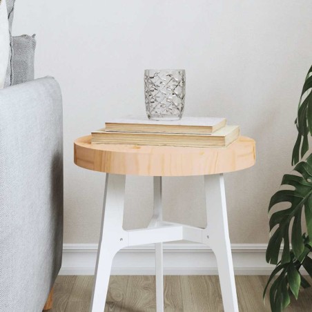 Dessus de table rond Ø30x3 cm bois de pin massif 532604532604