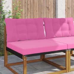 Coussin de canapé d'extérieur 2 pcs Rose Polyester 532609532609