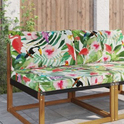 Coussin de canapé d'extérieur 2 pcs coloré Polyester 532612532612