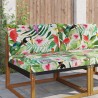 Coussin de canapé d'extérieur 2 pcs coloré Polyester 532612532612