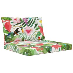 Coussin de canapé d'extérieur 2 pcs coloré Polyester 532612532612