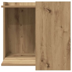 Meuble de bac à litière pour chat chêne artisanal 53x53x51 cm 532617532617