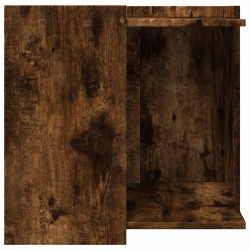 Meuble de bac à litière pour chat chêne fumé bois d'ingénierie 532619532619