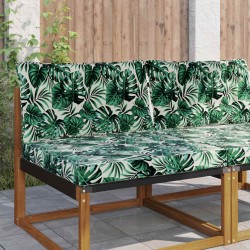 Coussin de canapé d'extérieur 2 pcs Motif feuille Polyester 532620532620