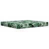Coussin de canapé d'extérieur 2 pcs Motif feuille Polyester 532620532620