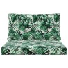 Coussin de canapé d'extérieur 2 pcs Motif feuille Polyester 532620532620