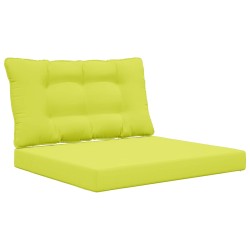 Coussin de canapé d'extérieur 2 pcs Vert Polyester 532622532622