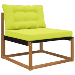 Coussin de canapé d'extérieur 2 pcs Vert Polyester 532622532622