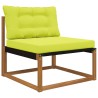 Coussin de canapé d'extérieur 2 pcs Vert Polyester 532622532622