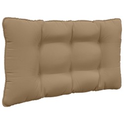 Coussin de canapé d'extérieur 2 pcs Taupe Polyester 532624532624