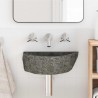 Lavabo mural Gris 37 x 30 x 12 cm Pierre de rivière 532625532625