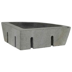Lavabo Gris (38-45) x (38-45) x 12 cm Pierre de Rivière 532632532632