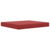 Coussin de canapé d'extérieur 2 pcs Bordeaux Polyester 532633532633