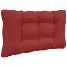 Coussin de canapé d'extérieur 2 pcs Bordeaux Polyester 532633532633