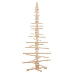 Arbre de Noël en bois pour décoration 180 cm bois massif de pin 532635532635