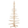 Arbre de Noël en bois pour décoration 180 cm bois massif de pin 532635532635