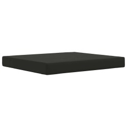 Coussin de canapé d'extérieur 2 pcs Noir Polyester 532636532636