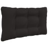 Coussin de canapé d'extérieur 2 pcs Noir Polyester 532636532636