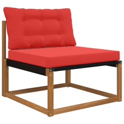 Coussin de canapé d'extérieur 2 pcs Rouge Polyester 532637532637