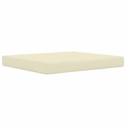 Coussin de canapé d'extérieur 2 pcs Crème Polyester 532639532639