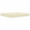 Coussin de canapé d'extérieur 2 pcs Crème Polyester 532639532639