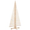 Sapin de Noël en bois pour décoration 150 cm Bois de pin massif 532640532640