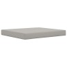 Coussin de canapé d'extérieur 2 pcs Gris Polyester 532641532641