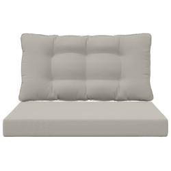 Coussin de canapé d'extérieur 2 pcs Gris Polyester 532641532641