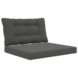Coussin de canapé d'extérieur 2 pcs Anthracite Polyester 532643532643