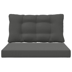 Coussin de canapé d'extérieur 2 pcs Anthracite Polyester 532643532643