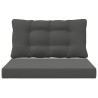Coussin de canapé d'extérieur 2 pcs Anthracite Polyester 532643532643