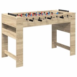 Table de Foosball Chêne Sonoma 125 x 60,5 x 80 cm 532647532647