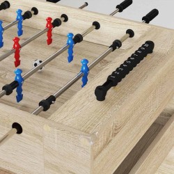 Table de Foosball Chêne Sonoma 125 x 60,5 x 80 cm 532647532647