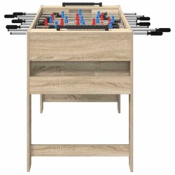 Table de Foosball Chêne Sonoma 125 x 60,5 x 80 cm 532647532647
