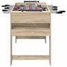 Table de Foosball Chêne Sonoma 125 x 60,5 x 80 cm 532647532647