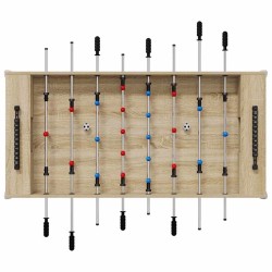 Table de Foosball Chêne Sonoma 125 x 60,5 x 80 cm 532647532647