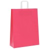 Sacs en papier 50 pcs avec poignées rose 32x12x42 cm 532652532652