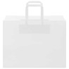 Sacs en papier 250 pcs avec poignées blanc 32x17x25 cm 532658532658