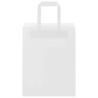 Sacs en papier 250 pcs avec poignées blanc 21x11x28 cm 532665532665