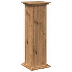 Piédestal avec rangement chêne artisanal bois d'ingénierie 532678532678